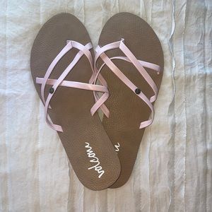 Volcom strappy sandals!